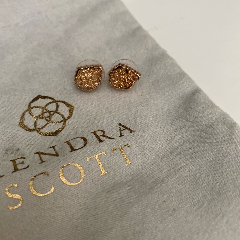 Kendra Scott Rose Gold Druzy Studs
